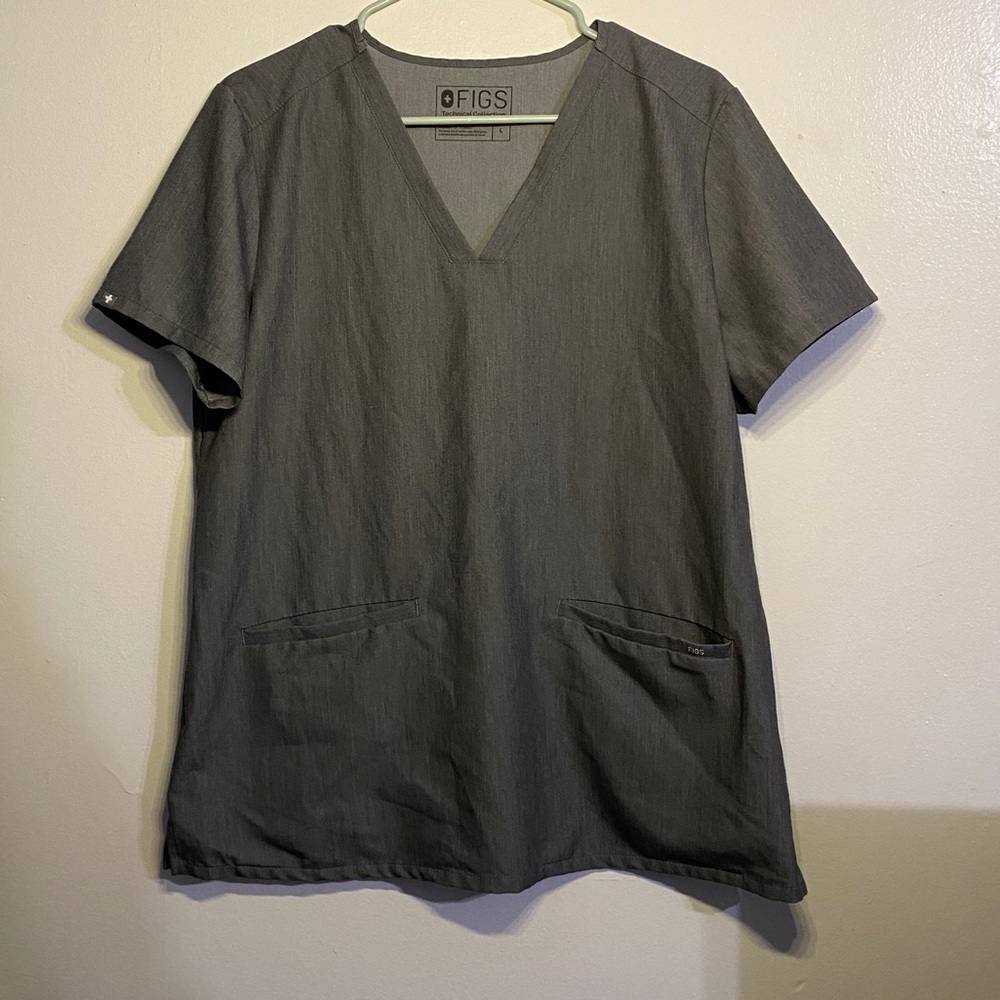 Figs scrubs Casma Grey Top